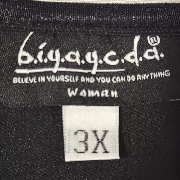 MWT b.i.g.a.g.c.d.a. Long sleeve top. Size 3X - Picture 4 of 7